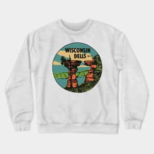 Vintage Wisconsin Dells Decal Crewneck Sweatshirt